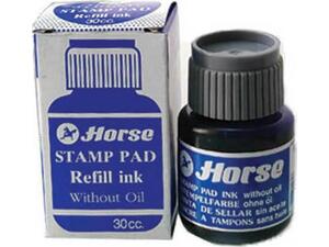 Μελάνι Horse για ταμπόν σφραγίδων μπλε 30ml (Μπλε)